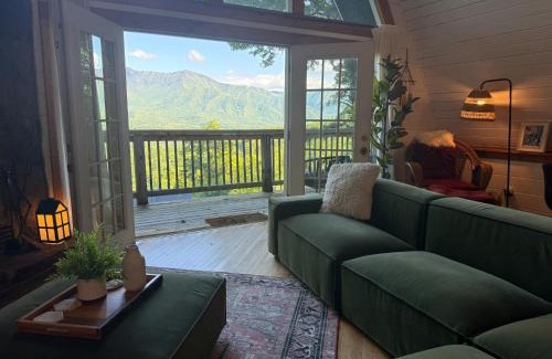 Chalet Village House | Big Mountain View! Downtown Gatlinburg Chalet Village! Hot Tub! Fan Favorite! AFrame Dreams! Magazine-Featured! Stunning Interiors! Little Green Cabin