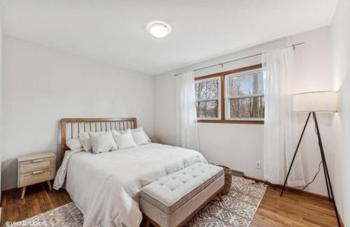 New Buffalo House | Blocks to Town, Game Room, Firepit, Huge Backyard
