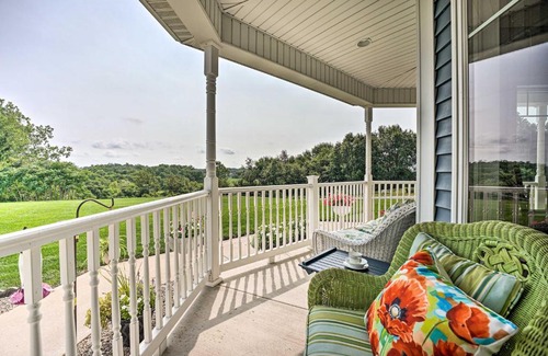 Shipshewana House | Blue Birds Perch Stunning Home on Private Hilltop