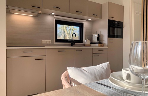 Sint Maartensvlotbrug House | Brand new and luxurious chalet with cosy veranda. Spacious and modern for 5 persons.
