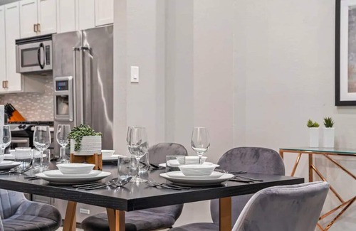 Bryan Place House | Breathtaking 4 Story Townhome w/Skyline Views, Space for All!