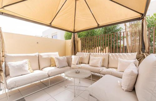 Dubai Villa | Bright and Airy 2BR, Family-Friendly with Pool and Gym
