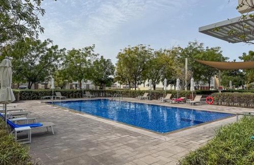 Dubai Villa | Bright and Airy 2BR, Family-Friendly with Pool and Gym