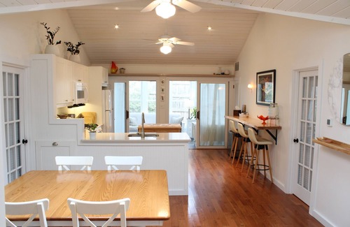 Michiana Cottage | Bright Scandinavian-style cottage with large, private wooded yard