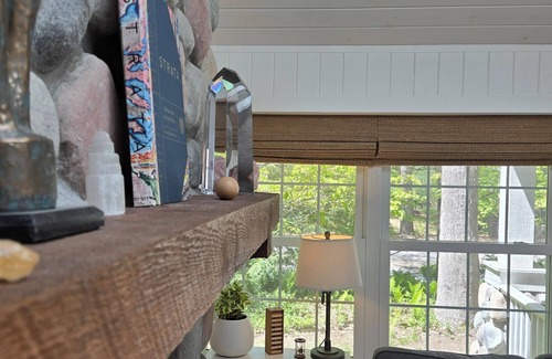 Michiana Cottage | Bright Scandinavian-style cottage with large, private wooded yard