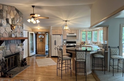 Cheboygan County Cottage | Burt Lake, Lake Front Family Vacation Home, 4BR-2BA, Amazing Sunsets!