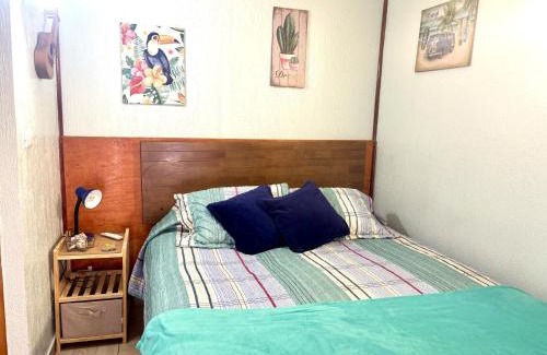 Los Molles Apartment | Cabaña Roscoe's Paradise con Sol -Playa-Naturaleza en Los Molles- 2 -3 personas