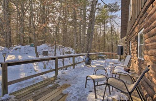 Henniker House | Cabin Private Hot Tub, Walk to Pats Peak Ski Area