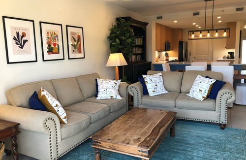 Cassine Village Condo | Cassine Dream: 3BR, Gulf Views, Pools, Tennis, 150 Yds to Beach