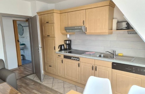 Baltrum Apartment | Centrally located upper floor apartment with 2 bedrooms, close to the beach