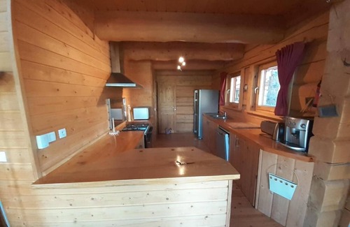 La Joue du Loup Ski Chalet | Chalet, 300m from ski slopes, view mountain, terrace, fireplace or stove, parking, tv, ski locker
