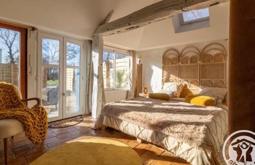 Ombree d'Anjo House | Charmante maison en Anjou Bleu, 2 pers, terrasse, poêle à bois, équipements bébé, cuisine équipée - FR-1-622-72