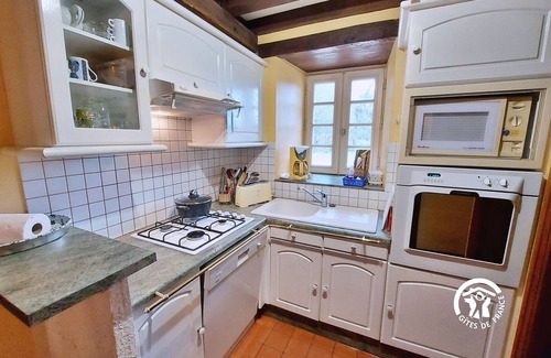 Saint-Mars-sur-la-Futaie Cottage | Charming Rustic Stone House with Private Pond, Terrace, and Fishing near Mont Saint Michel