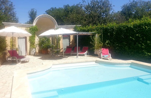 Saint-Paulet-de-Caisson House | Charming Provencal farmhouse with large swimming pool in the Valbonne forest