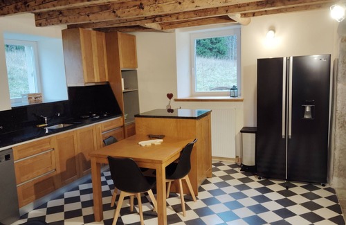 Premanon Apartment | Charming apartment in renovated Jura farmhouse - nature setting.