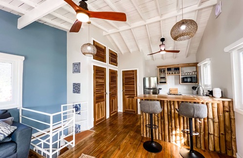 Antoneys Cay Cottage | Charming Beachfront Cottage w/Private Pool in Beautiful Sandy Bay, A/C and WiFi