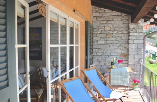 Gambarogno Apartment | Charming & Bright Lago Maggiore Lakefront Studio