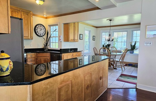 Powers Lake House | Classic Lake House on Powers Lake with boat house! Pet-friendly!