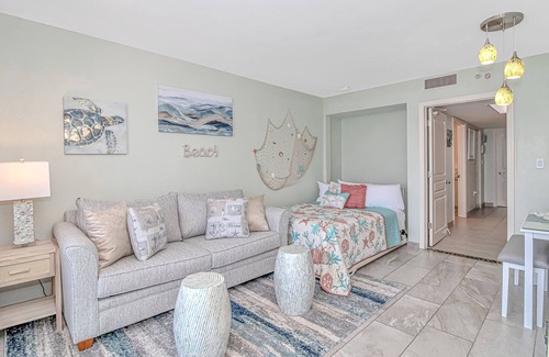 Crescent Beach Resort | Coastal Beachfront Paradise! Resort Style Amenities With No Hidden Resort Fees!