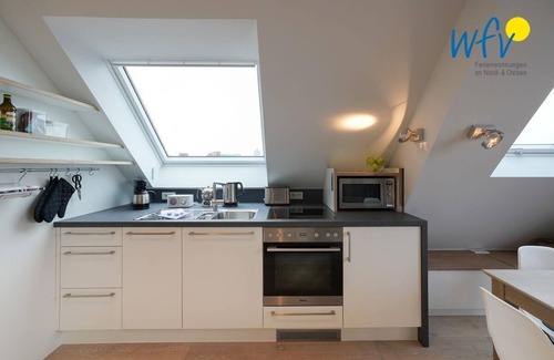 Juist Apartment | Comfortable penthouse apartment with sunny south-facing balcony!