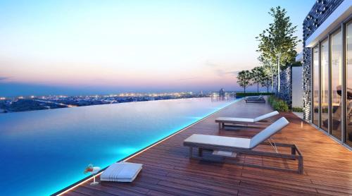 Bangi Sentral Apartment | Comfy Tokma's Home Bangi - FREE Wifi, Prime, InfinityPool