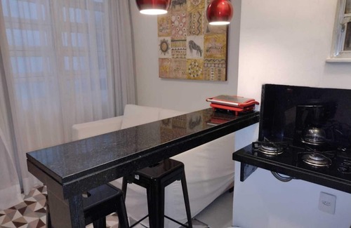 Copacabana Apartment | Copacabana apartment, bedroom and living room, overlooking the Atlantic forest