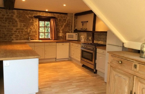 Guerquesalles Cottage | Cottage with shared swimming pool, hot tub, fishing, tennis, UK TV and Wi-Fi