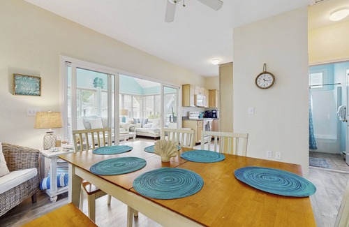 Summer Village Cottage | Cozy Cottage with Pools, Pickleball, Game Room, and Trolley to Nearby Beaches