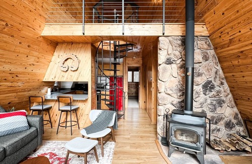 Backus Cabin | Cozy Gnome A-Frame on the Lake with Sauna