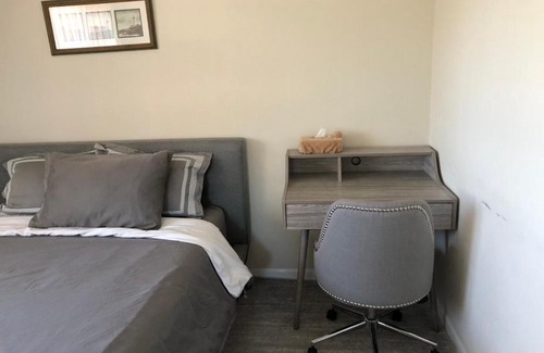 Cupertino House | Cozy Master Bedroom at Cupertino