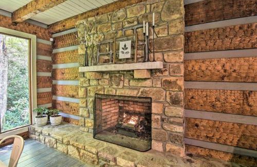 Frank House | Creekside cabin w/hot tub, fireplace & trail