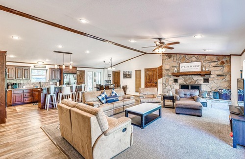 Hoyt House | Custom Waterfront Cabin with Private Boat Dock