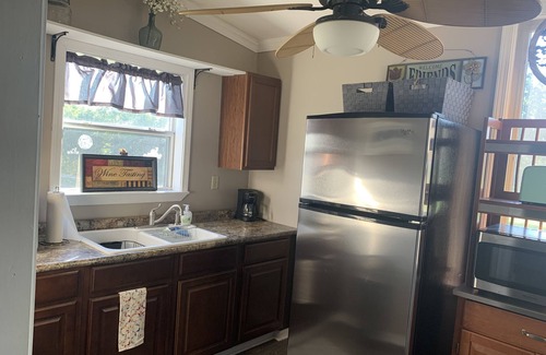 Ono Island Cottage | Cute Cottage overlooking stock lake, horse pastures, amazing sunsets, fishing