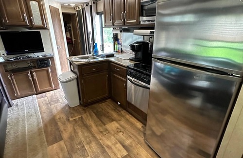 Nevis House | Deer Lake lakefront lot with sandy beach, camper, bathhouse. Minutes from Nevis.