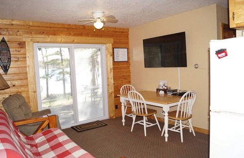 Iron River Apartment | Deer Tail Lodge #10 on Lake Delta near Iron River, WI