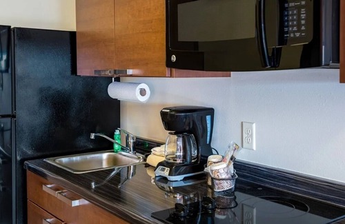 Bozeman Hotel | Deluxe Mountain View Room for Relaxation and Adventure | Kitchen | Free Parking