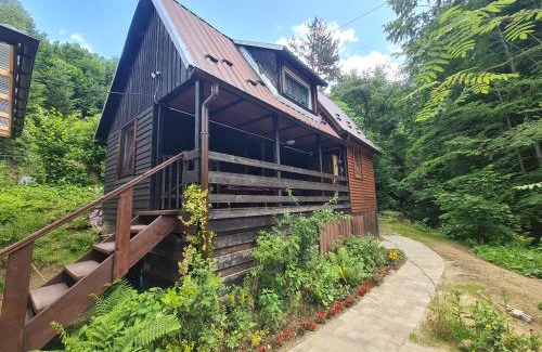 Polany House | Duży drewniany domek nad rzeką, Obidza 381, Łącko