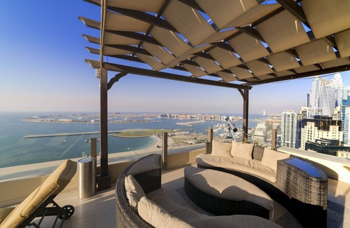 Dubai Marina Apartment | Dubai Jbr Luxury 180 m° penthouse Full sea View 41° Floor 4/6 pax