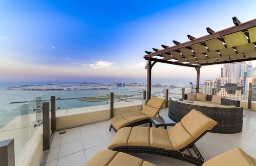 Dubai Marina Apartment | Dubai Jbr Luxury 180 m° penthouse Full sea View 41° Floor 4/6 pax