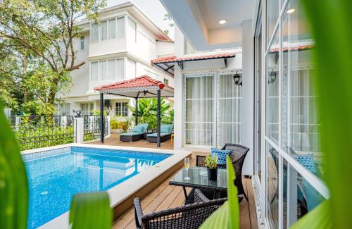 Assagao Villa | ELIVAAS Prive Suntuarios Casa Iris 4 BHK Getaway with Jacuzzi, Pvt Pool & Gazebo