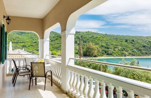 Agios Stefanos Apartment | Evanna: Walk to Beach, Sea Views, A/C, WiFi, Car Not Required - 3425