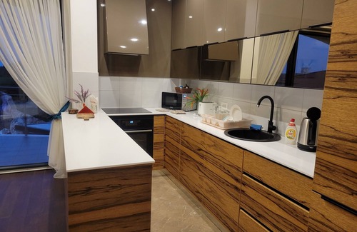 Becici Apartment | Family-friendly 2-Bedroom Sea View Apartment with Huge Terrace, Pools, Spa & Gym