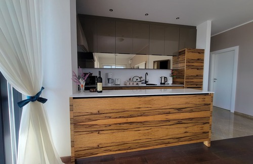 Becici Apartment | Family-friendly 2-Bedroom Sea View Apartment with Huge Terrace, Pools, Spa & Gym