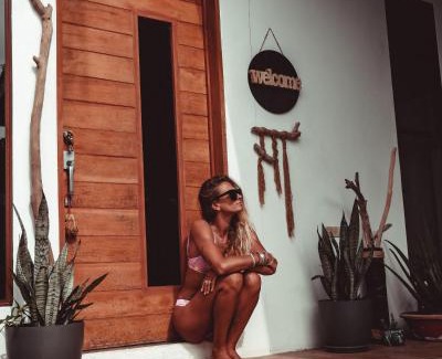 La Libertad House | Family Villa 1 SurfCity El Tunco BBQ outdoor kitchen up to 5 people