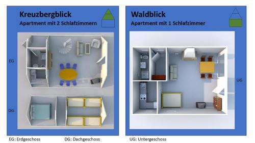 Haselbach in der Rhon Apartment | Ferienhaus Rhön-Auszeit