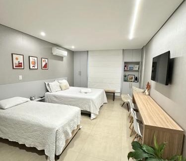 Lago Norte Apartment | Flat aconchegante - Perto de Tudo - Vista Livre - Estacionamento privativo e Portaria 24h - Wi-Fi 600mbps