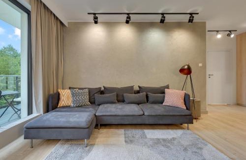 Gdynia Apartment | Forest Rivus Apartment with Parking by Lion Apartments