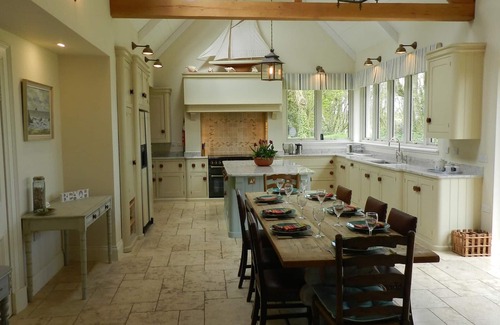 Garlieston House | Former Rectory within Galloway House Estate with sea views, HOT TUB and CABIN!