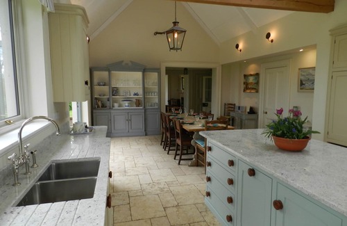 Garlieston House | Former Rectory within Galloway House Estate with sea views, HOT TUB and CABIN!