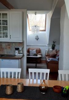 Ullared Apartment | Gällared 710 - Bed & Kitchen
